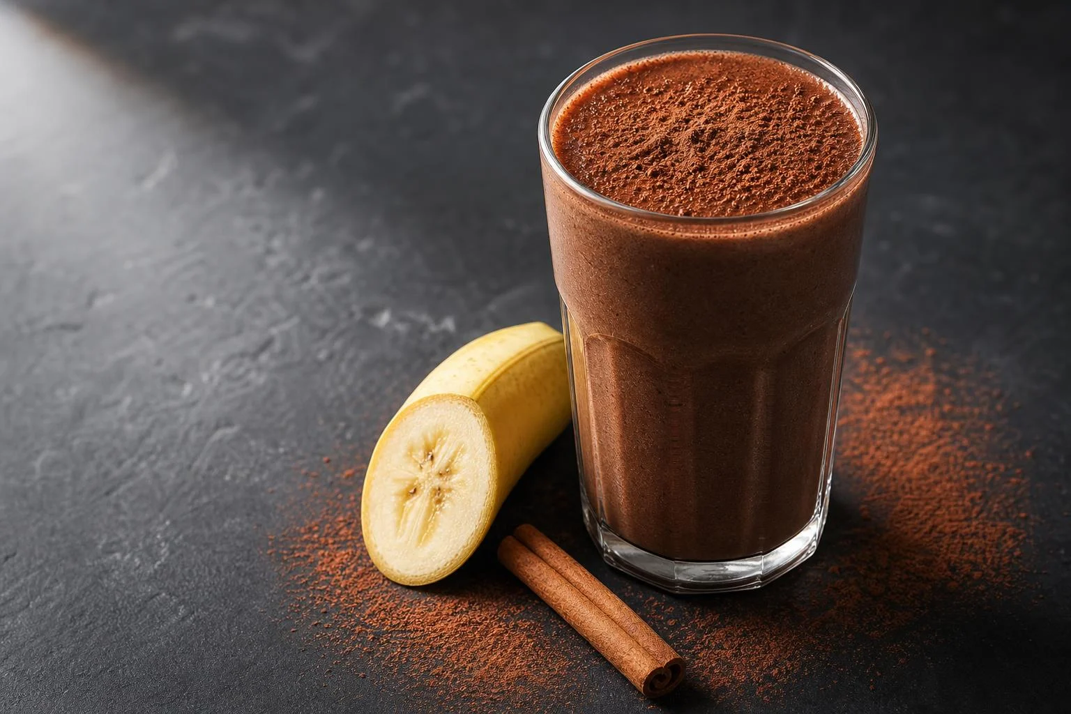 Batido de cacao e inulina RAIAN preparada como receta RAIAN