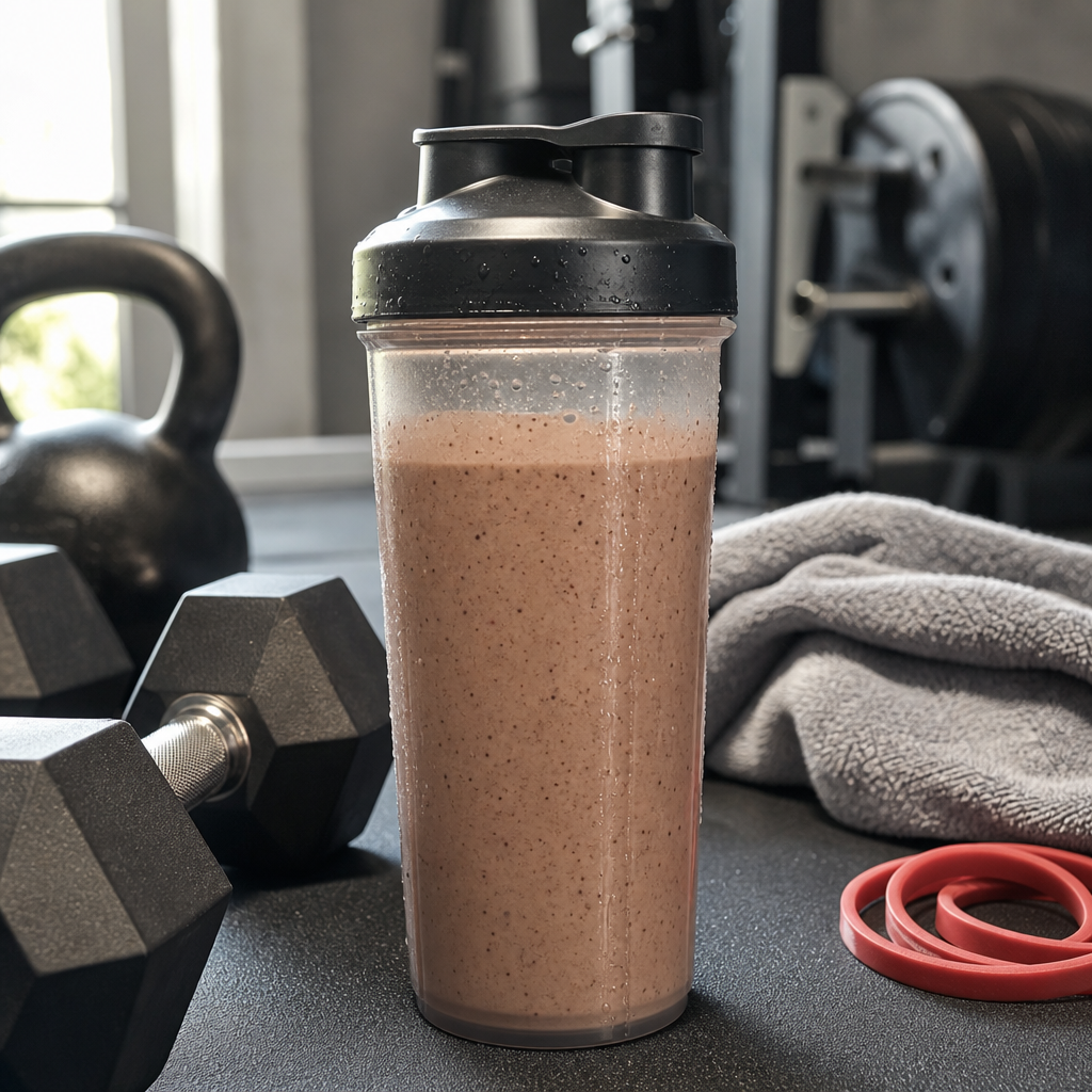 Bebida de recuperación post-entreno con maltodextrina preparada como receta RAIAN