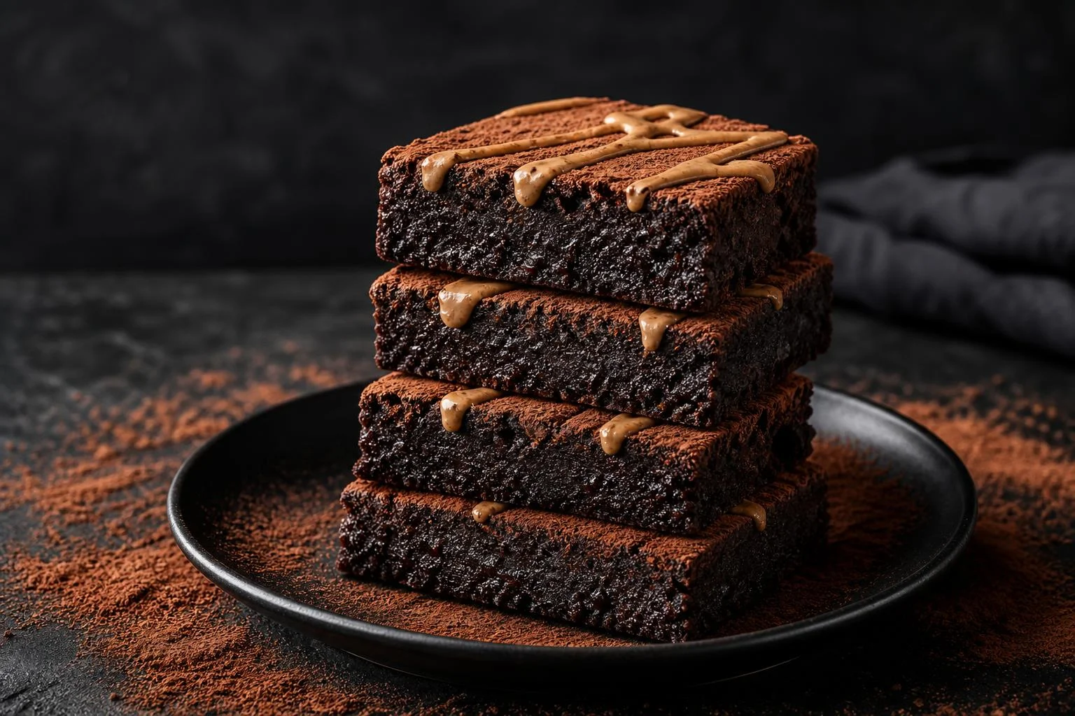 Brownie proteico de cacao RAIAN preparada como receta RAIAN