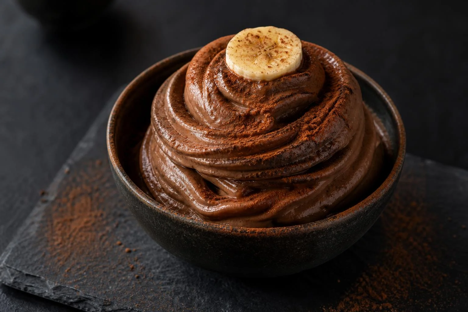 Helado proteico de cacao RAIAN preparada como receta RAIAN