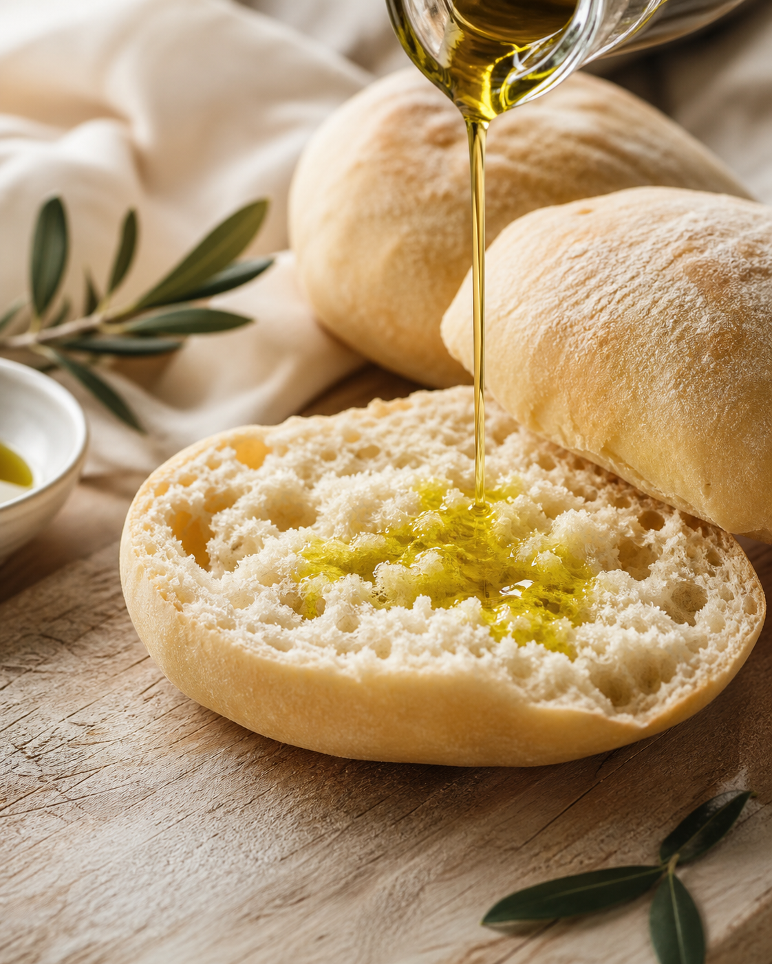 Mollete andaluz casero preparada como receta RAIAN