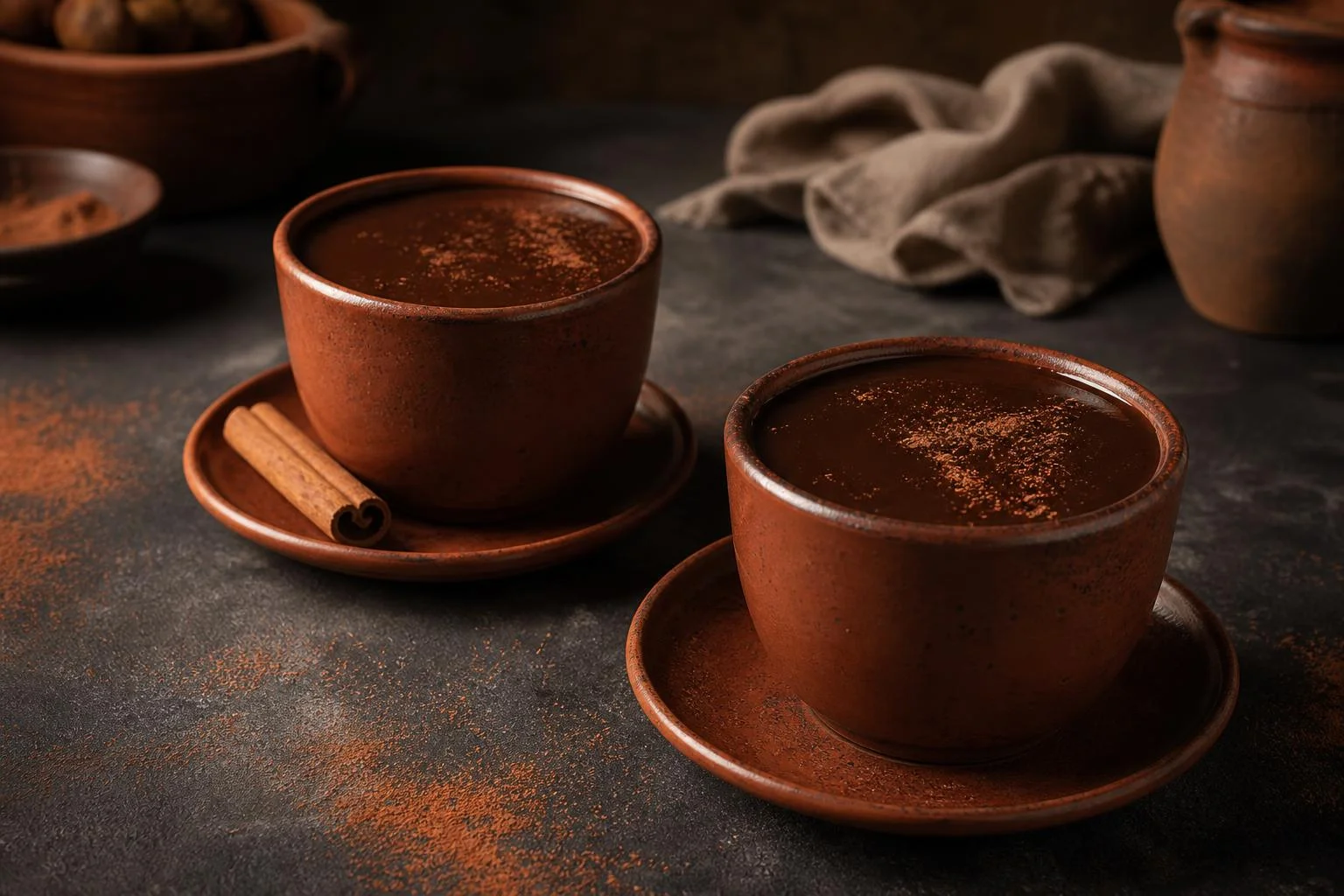 Natillas de cacao alcalino RAIAN preparada como receta RAIAN