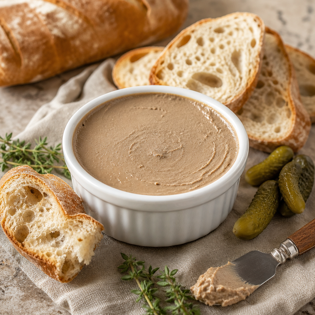 Paté de pollo estabilizado preparada como receta RAIAN
