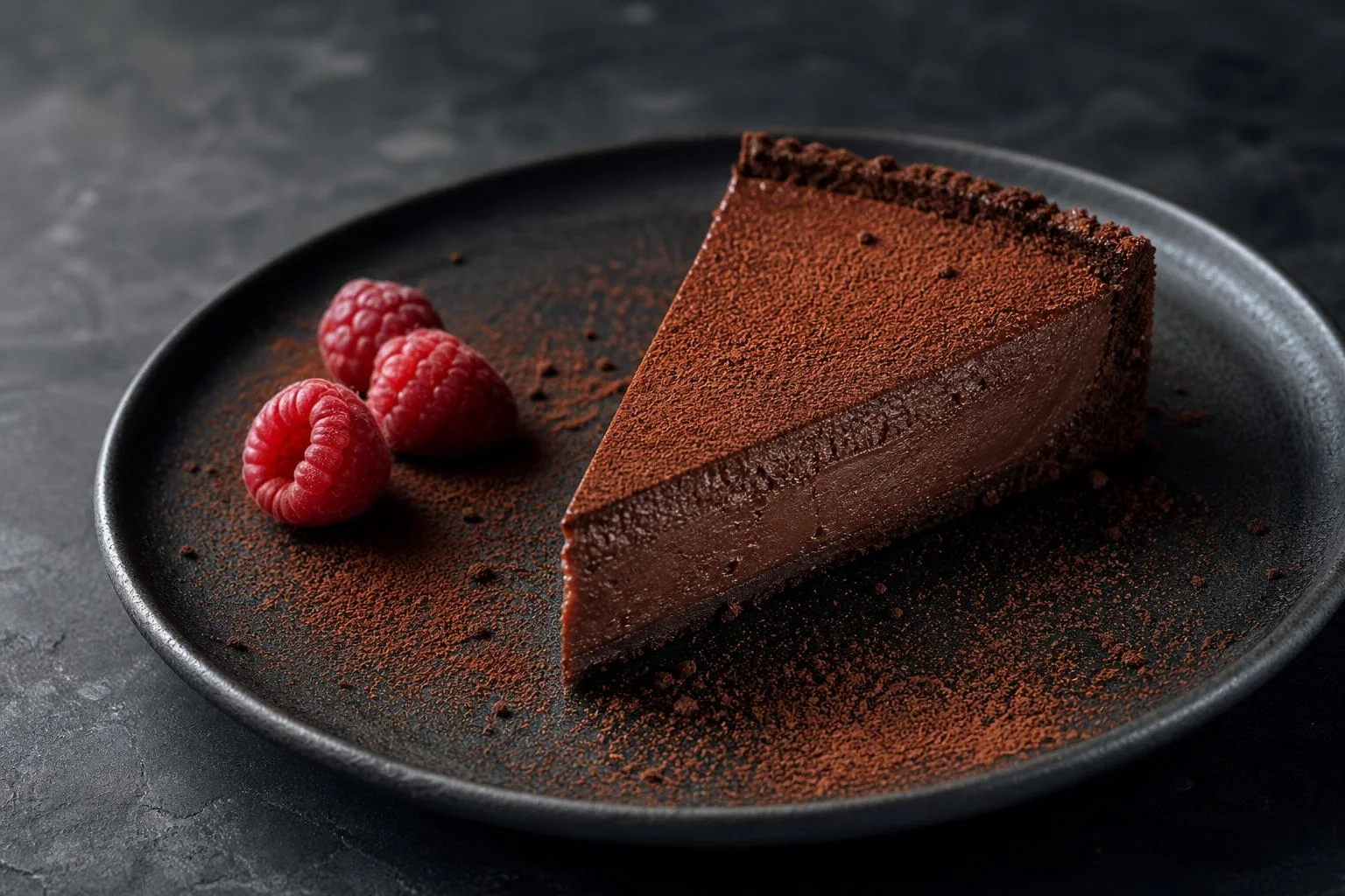 Tarta de ricotta y cacao fitness RAIAN preparada como receta RAIAN